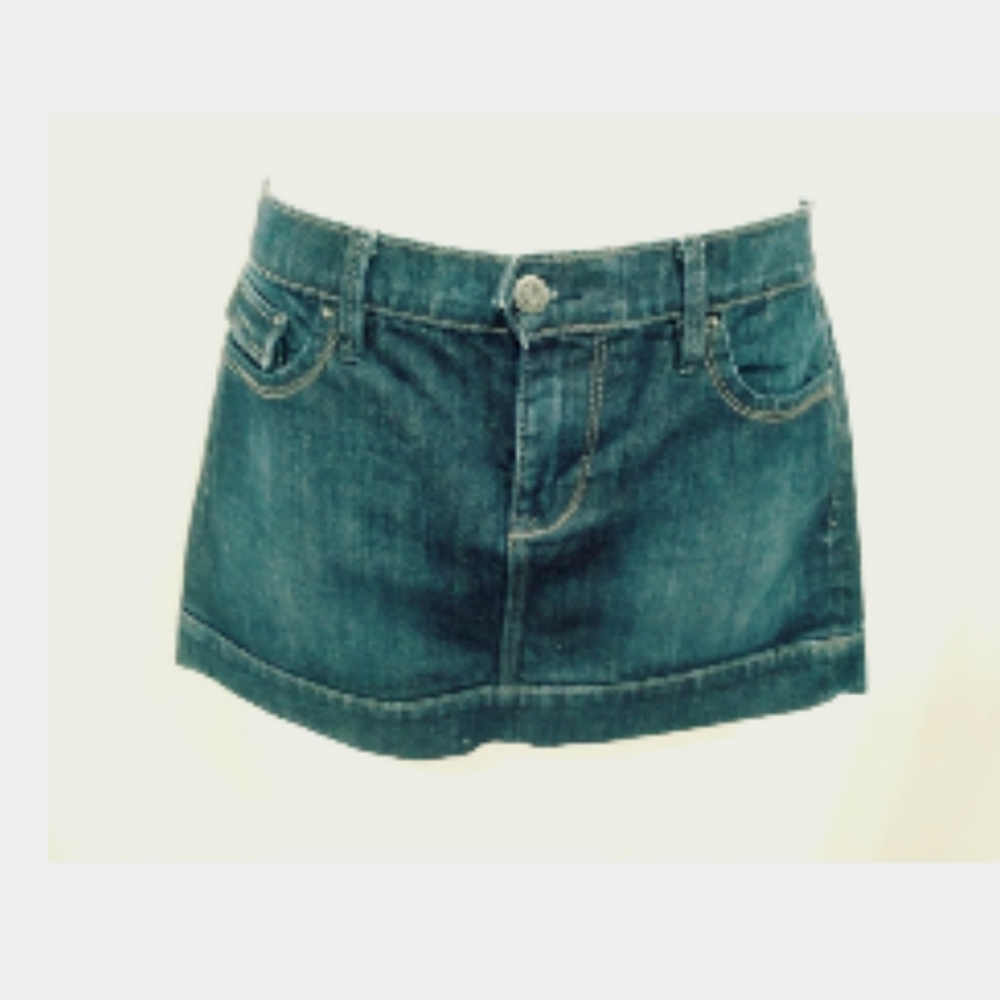 Denim Mini Skirt